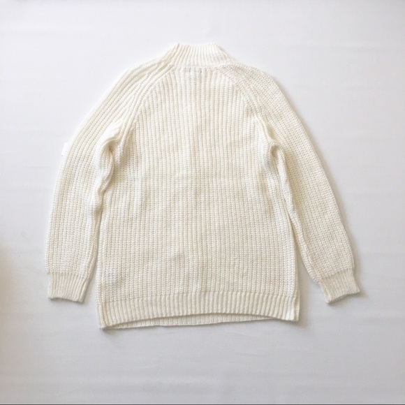 Calvin Klein White Sweater L size cable knit new - Picture 2 of 7